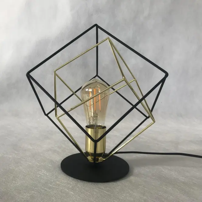 Stolná lampa Alambre 5450 čierna/zlatá LB1,3