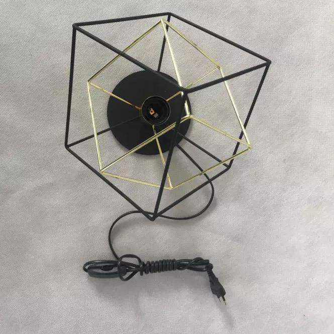 Stolná lampa Alambre 5450 čierna/zlatá LB1
