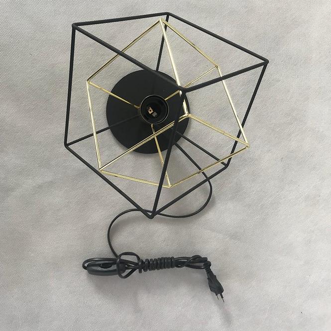 Stolná lampa Alambre 5450 čierna/zlatá LB1