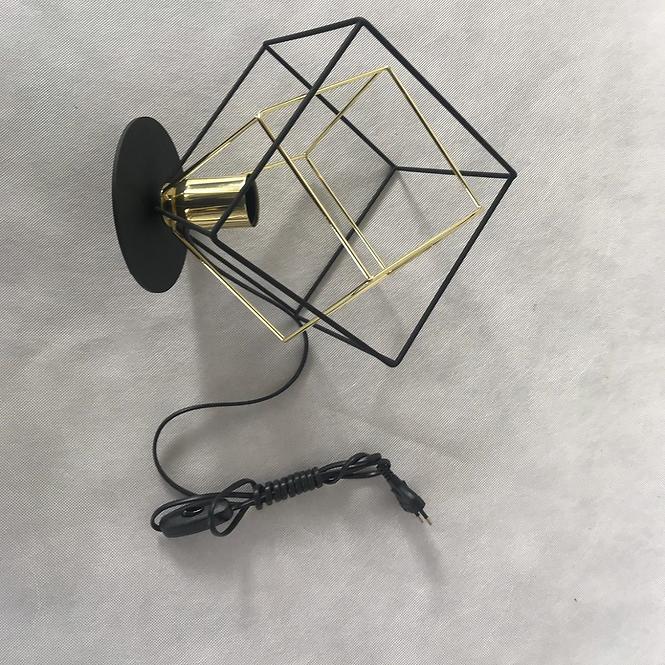 Stolná lampa Alambre 5450 čierna/zlatá LB1