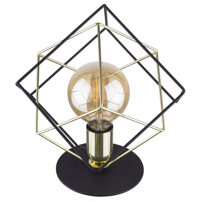 Stolná lampa Alambre 5450 čierna/zlatá LB1