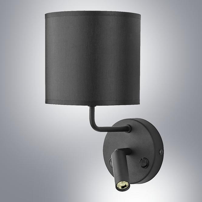 Nástenná lampa Enzo 4234 čierna  K2