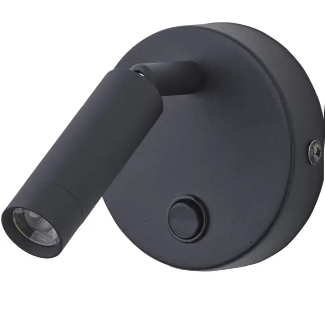 Nástenné bodové svietidlo Enzo 4237 Black K1