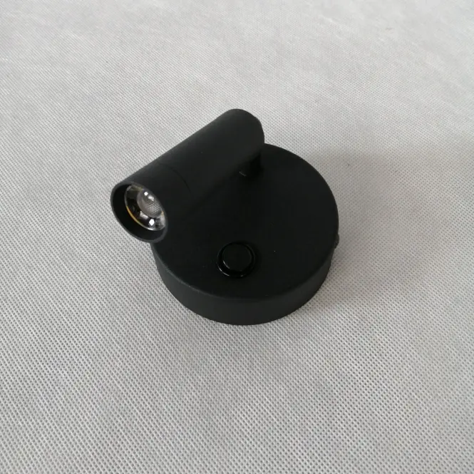 Nástenné bodové svietidlo Enzo 4237 Black K1