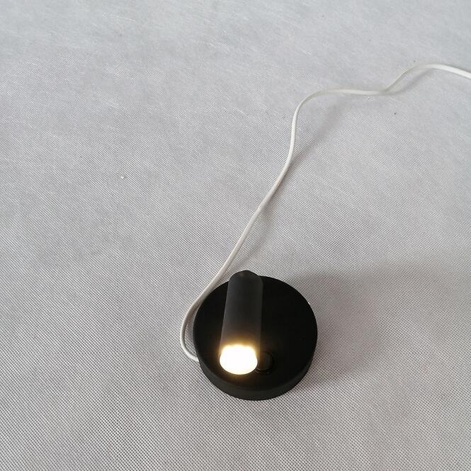 Nástenné bodové svietidlo Enzo 4237 Black K1,8