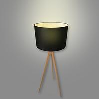 Stojacia lampa Treviso 5039 čierna LP1