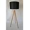 Stojacia lampa Treviso 5039 čierna LP1,4