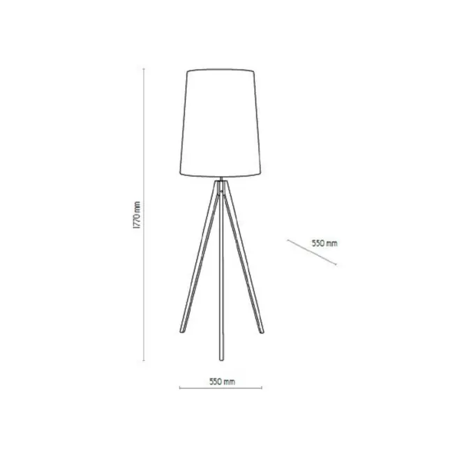 Stojacia lampa  Walz 5047 biela LP1,7