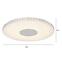 Stropné svietidlo prisadené 49336-16R 16W 4000K PL1,7