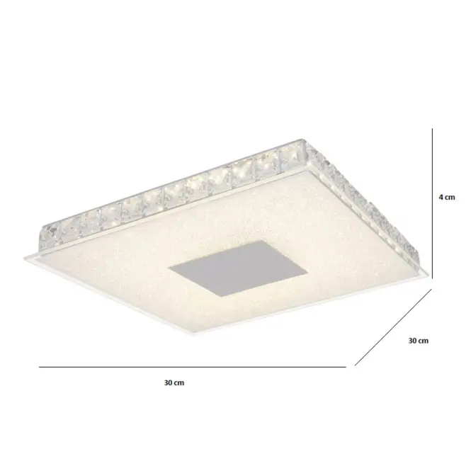 Stropná lampa 49336-16 16W 4000K PL1,9