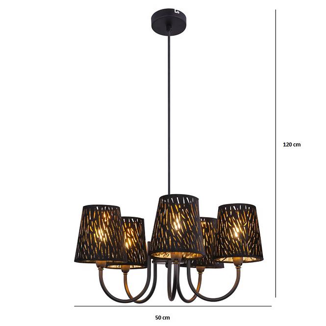 Luster 15264-5L BLACK LW5