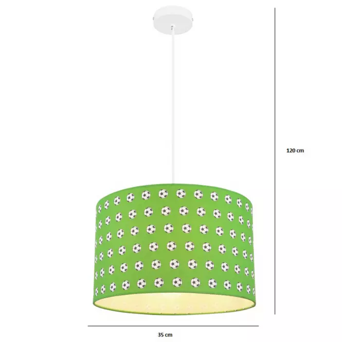Luster 54009H zelený LW1