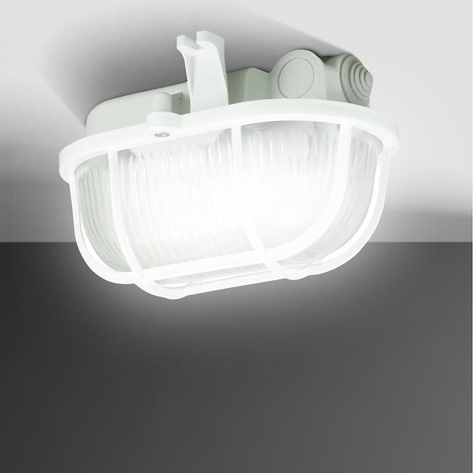 Stropné svietidlo 90046 oválne IP54 60W biele