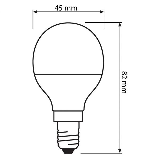 Žiarovka LED OSRAM P40 E14 4,9W 2700K