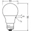 Žiarovka LED OSRAM A40 E27 4,9W 4000K,3