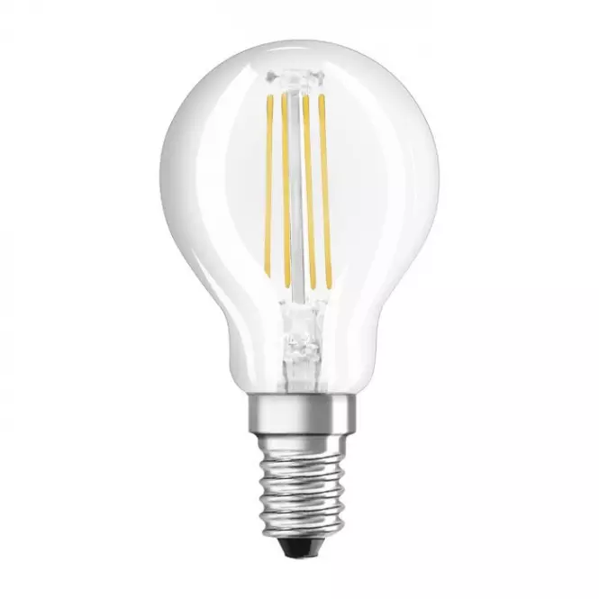 Žiarovka OSRAM LED Value ND FIL CL P40 E14 4W 40W 470LM 827