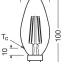 Žiarovka LED Filament 4W/827 E14 Value CLB Klar,3