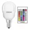 Žiarovka LED OSRAM E14 RGB P45 4,2W s diaľkovým ovládaním