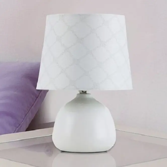 Stolná lampa ELLIE 4379 biela  LB1,2