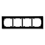Rámček štvornásobný 12DR-4 čierny mat Rámček štvornásobný 12DR-4 čierny mat
