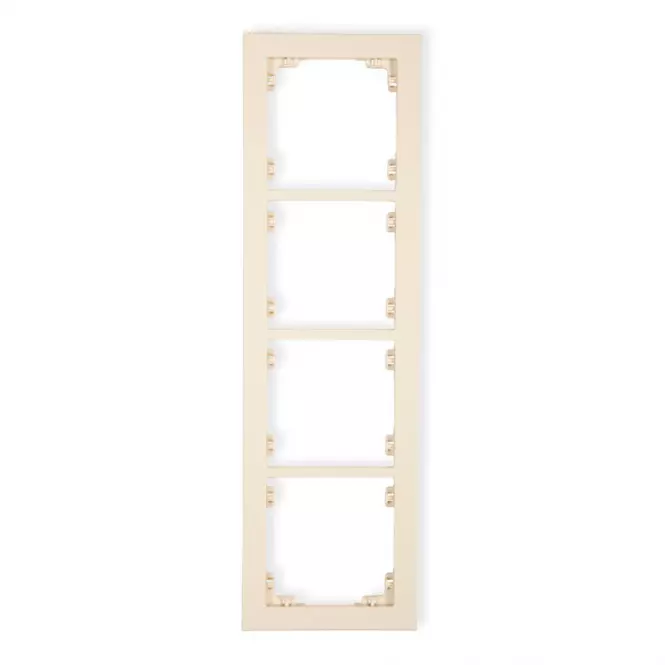 Rámček štvornásobný  beige D DR-4