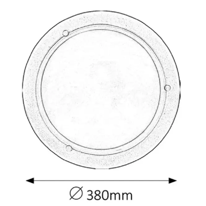 Prisadené stropné svietidlo  Ufo 5131 D40,3