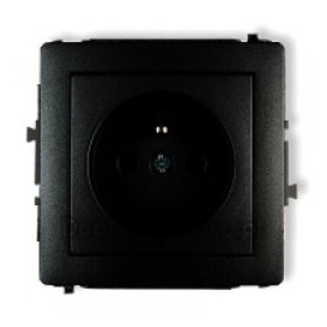 single socket Z / U black mat 12DGP-1Z