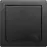 Prepínač black mat 12DWP-3