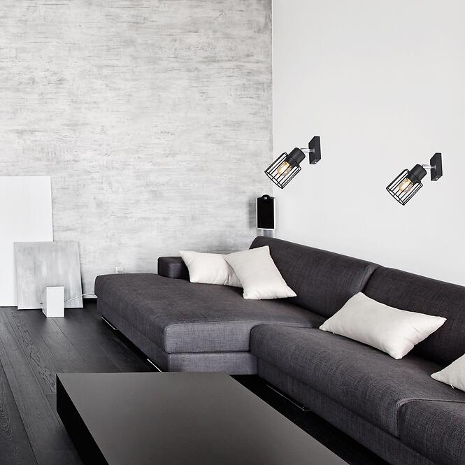 Nástenné bodové svietidlo Troy Black K-4560 LS1