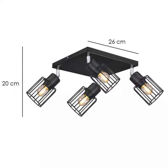 Luster TROY BLACK K-4563 Ls4,3