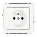 Single socket Z / U white D DGP-1Z