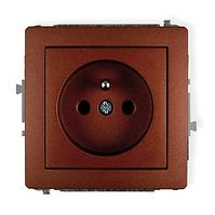 Single socket Z / U brown D DGP-1Z