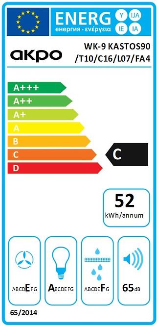 Digestor WK-9 Kastos 90 biela