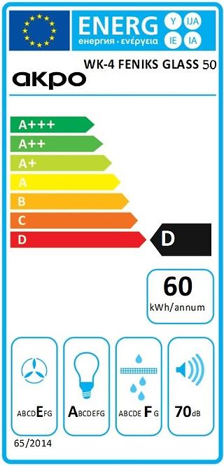 Digestor WK-4 Feniks Glass eco 50 čierna