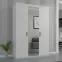 Skriňa Elena 3D biela/zrkadlo,5