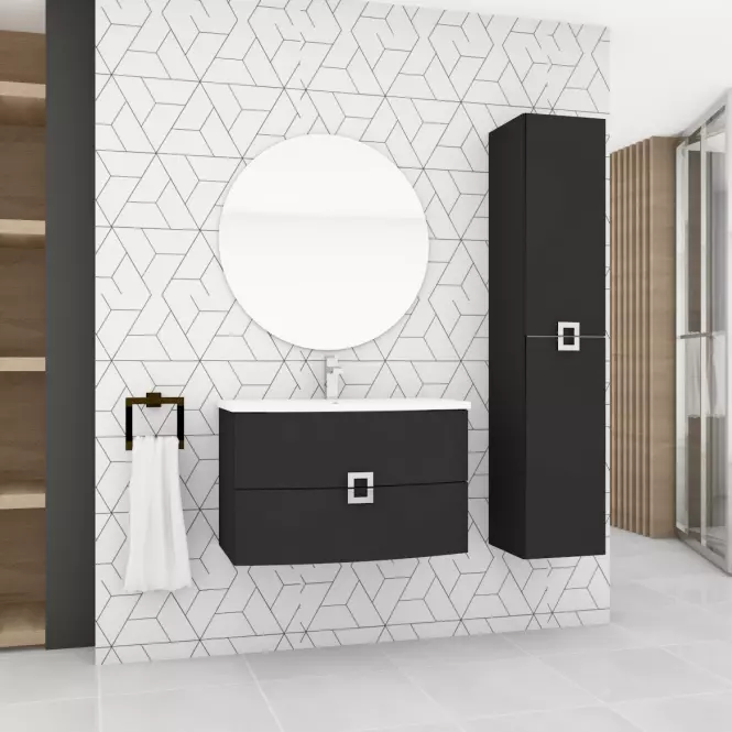 Skrinka DECO 80 grafit,3