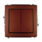 D DWP-33 vypínač dvojitý schodisko hnedý