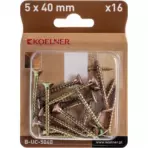 Tvrdená skrutka so zápustnou hlavou 5 x 40mm