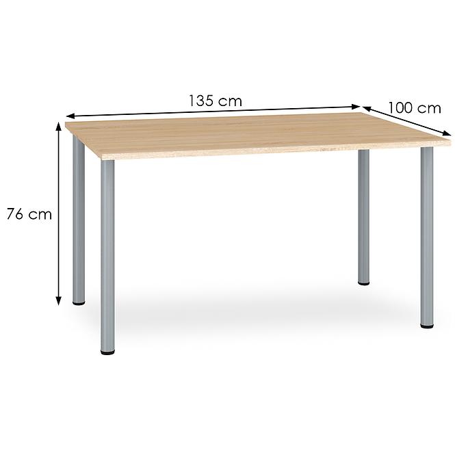 Písací stôl 135 Optimal 29 dub sonoma
