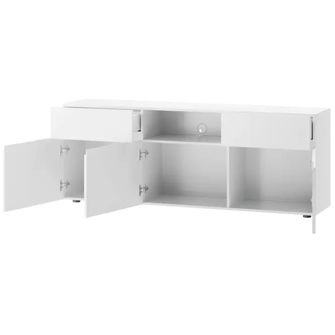 TV stolík 05  Lucca 3D2S biela,2