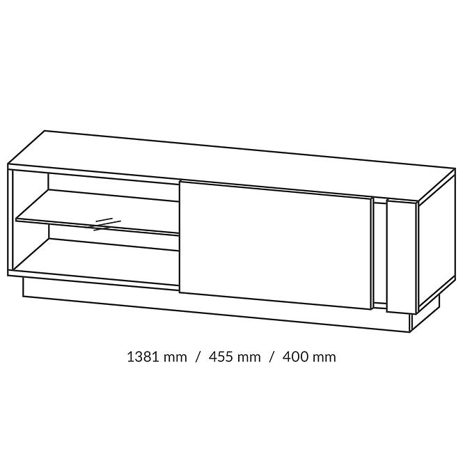 TV stolík 138 Arco G dub grandson