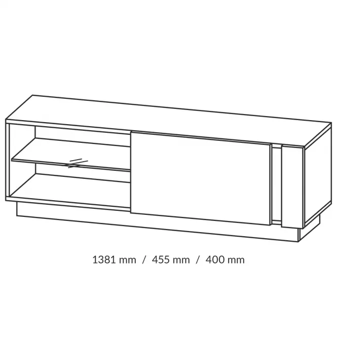 TV stolík 138 Arco G dub grandson,2