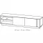Skrinka RTV 187 Arco H dub grandson,2