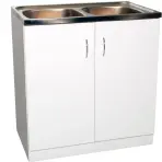 Skrinka pod drez biela 80/50