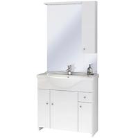 Kúpeľňový set skrinka s umývadlom + zrkadlo  Bratislava D85 