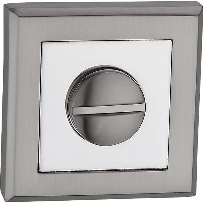 Rozeta WC nikel/čierna