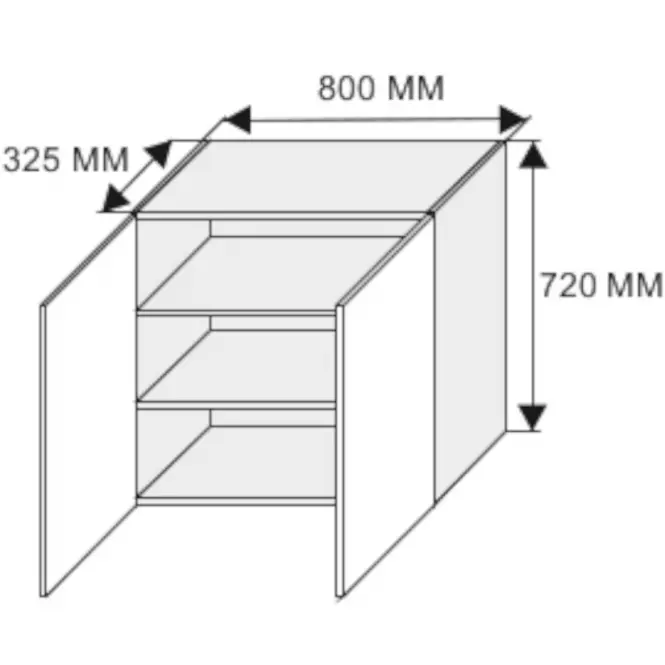 Skrinka do kuchyne Essen grey W3/8,2