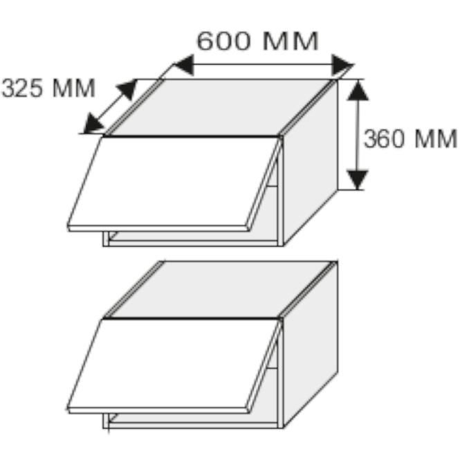 Skrinka do kuchyne Essen grey W4b/60 HK