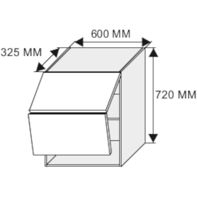 Skrinka do kuchyne Essen grey W8b/60 AV