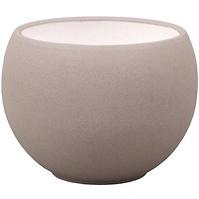 Obal na kvetináč  LUNA STRUKTUR d17x13cm hnedá mat